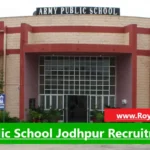 The official notification for Army Public School Jodhpur Recruitment 2024 has been released for various positions.