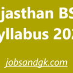 Rajasthan BSTC Syllabus 2025