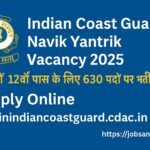 Indian Coast Guard Navik Yantrik Vacancy 2025