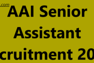 AAI Senior Assistant Recruitment 2025