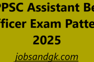 APPSC Assistant Beat Officer Exam Pattern 2025