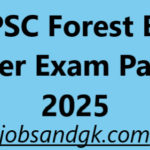 APPSC Forest Beat Officer Exam Pattern 2025