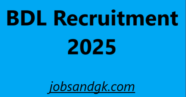 BDL Recruitment 2025