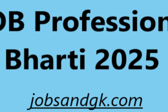 BOB Professional Bharti 2025