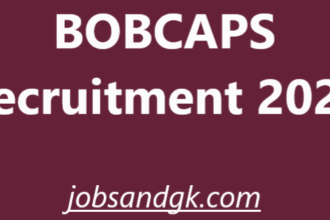 BOBCAPS Recruitment 2025