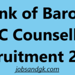 Bank of Baroda FLC Counsellor Recruitment 2025
