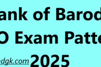 Bank of Baroda LBO Exam Pattern 2025