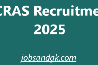 CCRAS Recruitment 2025