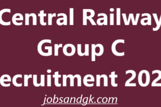 Central Railway Group C Recruitment 2025