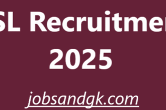 GSL Recruitment 2025