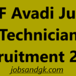HVF Avadi Junior Technician Recruitment 2025