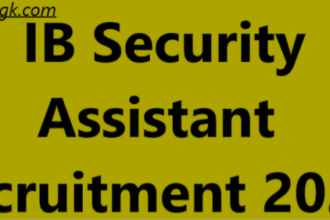  IB Security Assistant Recruitment 2025
