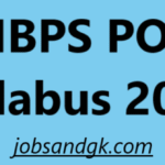 IBPS PO Syllabus 2025