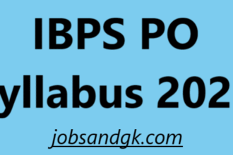 IBPS PO Syllabus 2025