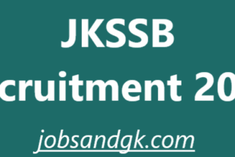 JKSSB Recruitment 2025