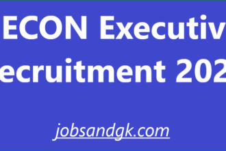 MECON Executives Recruitment 2025
