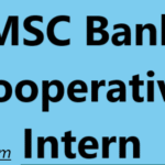 MSC Bank Cooperative Intern Recruitment 2025
