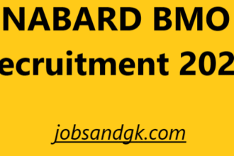 NABARD BMO Recruitment 2025