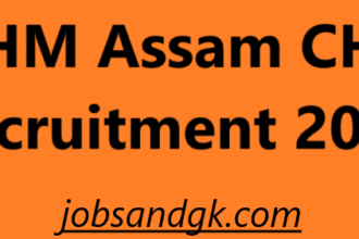 NHM Assam CHO Recruitment 2025