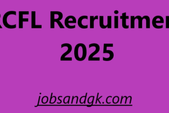 RCFL Recruitment 2025