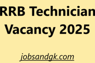 RRB Technician Vacancy 2025
