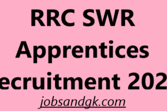 RRC SWR Apprentices Recruitment 2025
