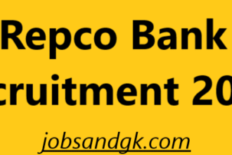 Repco Bank Recruitment 2025