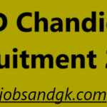 SCFD Chandigarh Recruitment 2025