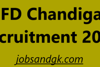 SCFD Chandigarh Recruitment 2025