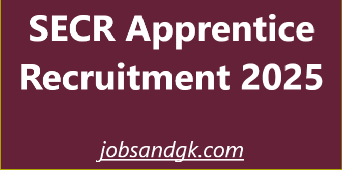 SECR Apprentice Recruitment 2025
