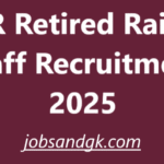 SECR Retired Railway Staff Recruitment 2025