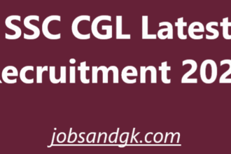 SSC CGL Latest Recruitment 2025