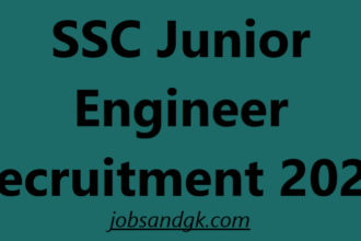 SSC Junior Engineer Recruitment 2025