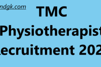 TMC Physiotherapist Recruitment 2025