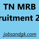 TN MRB Recruitment 2025