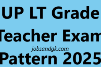 UP LT Grade Teacher Exam Pattern 2025