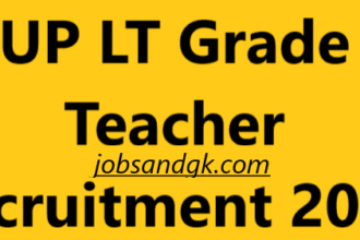 UP LT Grade Teacher Recruitment 2025