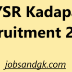 YSR Kadapa Recruitment 2025