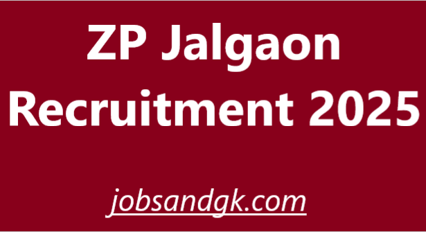 ZP Jalgaon Recruitment 2025
