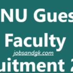 ANU Guest Faculty Recruitment 2025