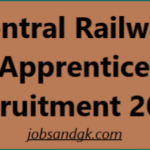 Central Railway Apprentice Recruitment 2025