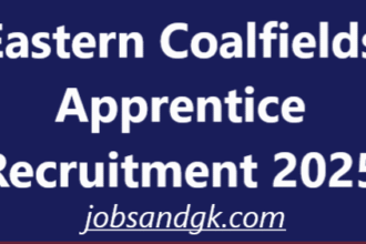 Eastern Coalfields Apprentice Recruitment 2025