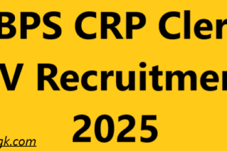IBPS CRP Clerk XV Recruitment 2025