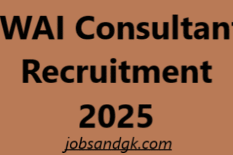 IWAI Consultant Recruitment 2025