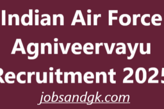 Indian Air Force Agniveervayu Recruitment 2025