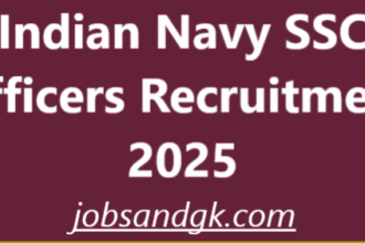 Indian Navy SSC Officers Recruitment 2025
