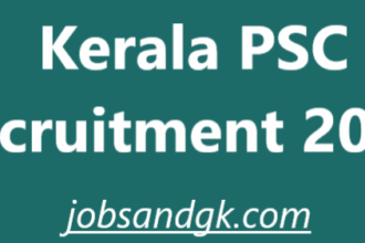 Kerala PSC Recruitment 2025