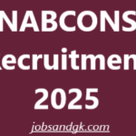 NABCONS Recruitment 2025