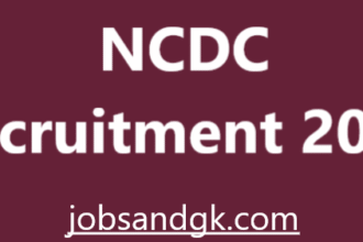 NCDC Recruitment 2025