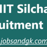 NIT Silchar Recruitment 2025